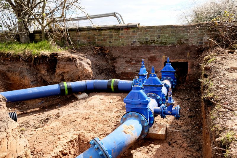 Finished Water Main Connection